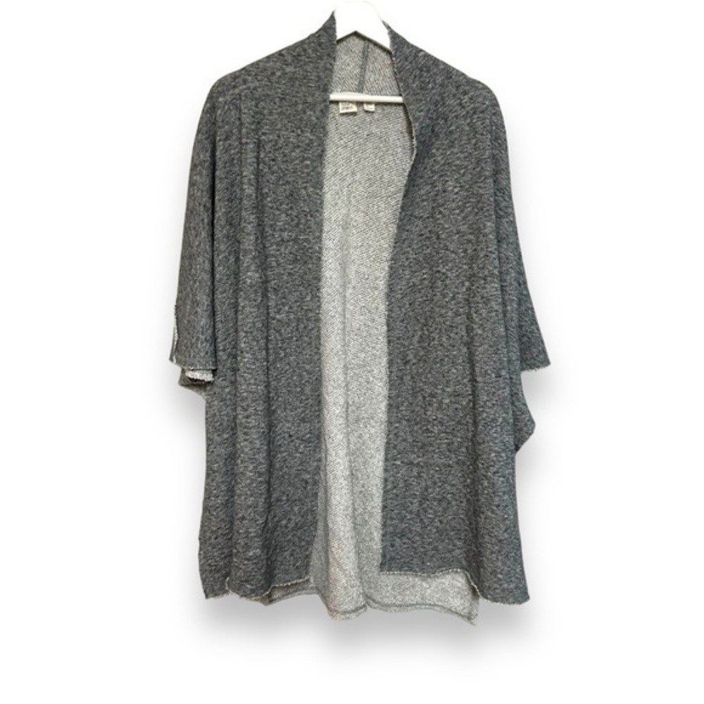 The fisher project S/M shawl cardigan terry cotton wool drape open‎ lagenlook
